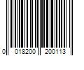 Barcode Image for UPC code 0018200200113