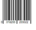 Barcode Image for UPC code 0018200203022