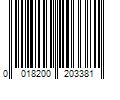 Barcode Image for UPC code 0018200203381