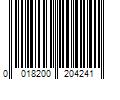 Barcode Image for UPC code 0018200204241