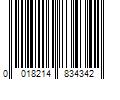 Barcode Image for UPC code 0018214834342