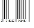 Barcode Image for UPC code 0018222005093