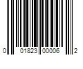 Barcode Image for UPC code 001823000062