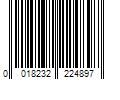 Barcode Image for UPC code 0018232224897