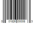 Barcode Image for UPC code 001826000083