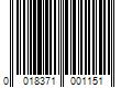 Barcode Image for UPC code 0018371001151