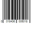 Barcode Image for UPC code 0018436005018