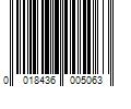 Barcode Image for UPC code 0018436005063