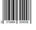 Barcode Image for UPC code 0018464304008