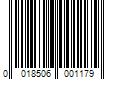 Barcode Image for UPC code 0018506001179