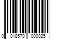 Barcode Image for UPC code 0018578000025