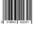 Barcode Image for UPC code 0018643422301