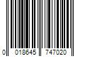 Barcode Image for UPC code 0018645747020