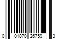 Barcode Image for UPC code 001870267593