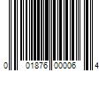 Barcode Image for UPC code 001876000064