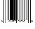 Barcode Image for UPC code 001877000056