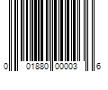 Barcode Image for UPC code 001880000036