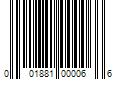 Barcode Image for UPC code 001881000066