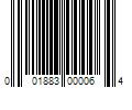 Barcode Image for UPC code 001883000064