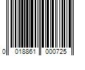 Barcode Image for UPC code 0018861000725