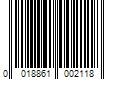 Barcode Image for UPC code 0018861002118