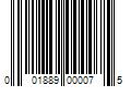 Barcode Image for UPC code 001889000075