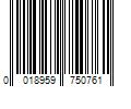 Barcode Image for UPC code 0018959750761