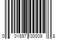 Barcode Image for UPC code 001897000098