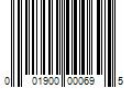 Barcode Image for UPC code 001900000695