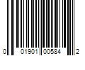 Barcode Image for UPC code 001901005842