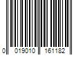 Barcode Image for UPC code 0019010161182