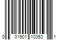 Barcode Image for UPC code 001901103531