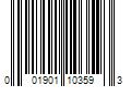 Barcode Image for UPC code 001901103593