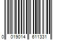 Barcode Image for UPC code 0019014611331