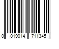 Barcode Image for UPC code 0019014711345