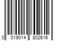 Barcode Image for UPC code 0019014802616