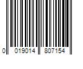 Barcode Image for UPC code 0019014807154