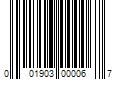 Barcode Image for UPC code 001903000067