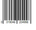 Barcode Image for UPC code 0019048204998