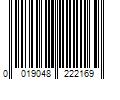 Barcode Image for UPC code 0019048222169