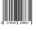 Barcode Image for UPC code 0019048226631