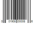 Barcode Image for UPC code 001908000086