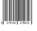 Barcode Image for UPC code 0019100215818