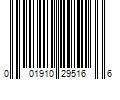 Barcode Image for UPC code 001910295166