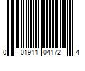 Barcode Image for UPC code 001911041724