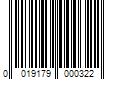 Barcode Image for UPC code 0019179000322