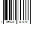 Barcode Image for UPC code 0019200893336