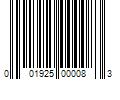 Barcode Image for UPC code 001925000083