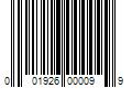 Barcode Image for UPC code 001926000099