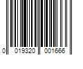 Barcode Image for UPC code 0019320001666